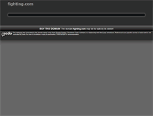 Tablet Screenshot of fighting.com
